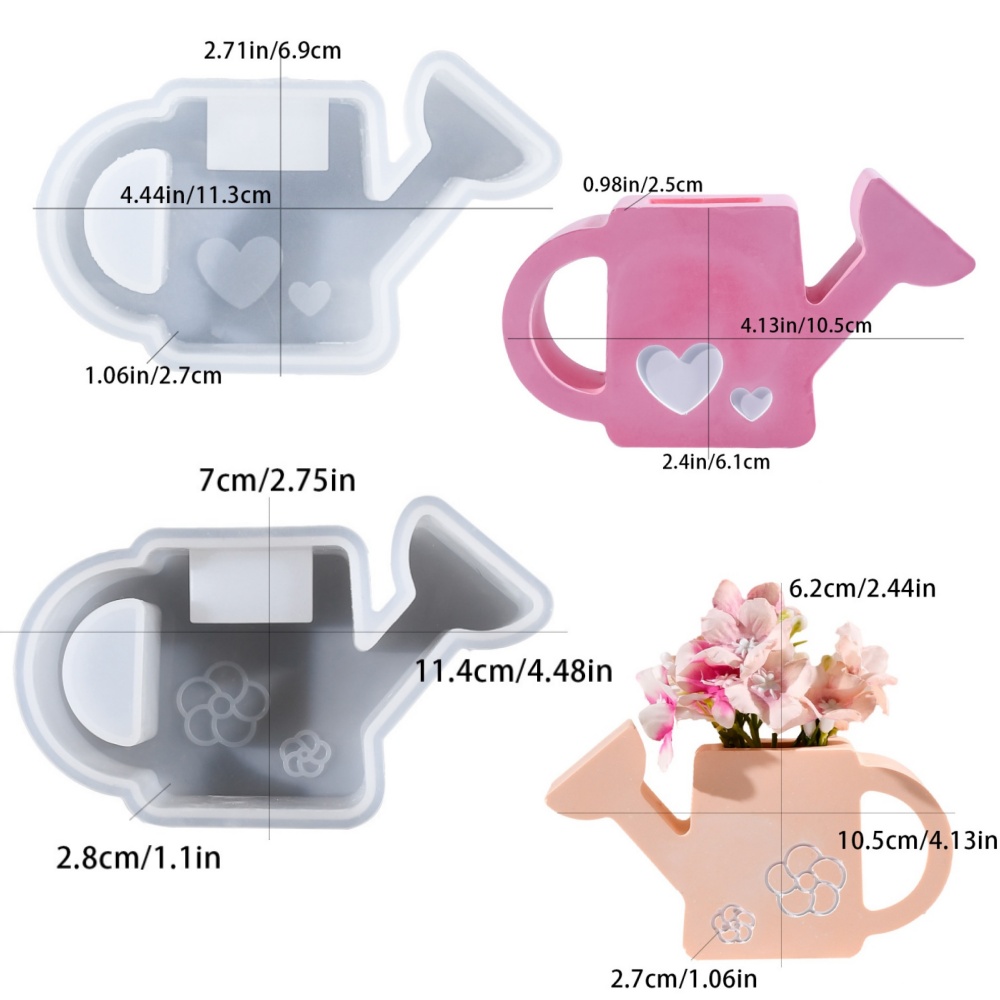 2 STUKS Gips Waterpot Silicone - Potsticker Mold recensie en prijs