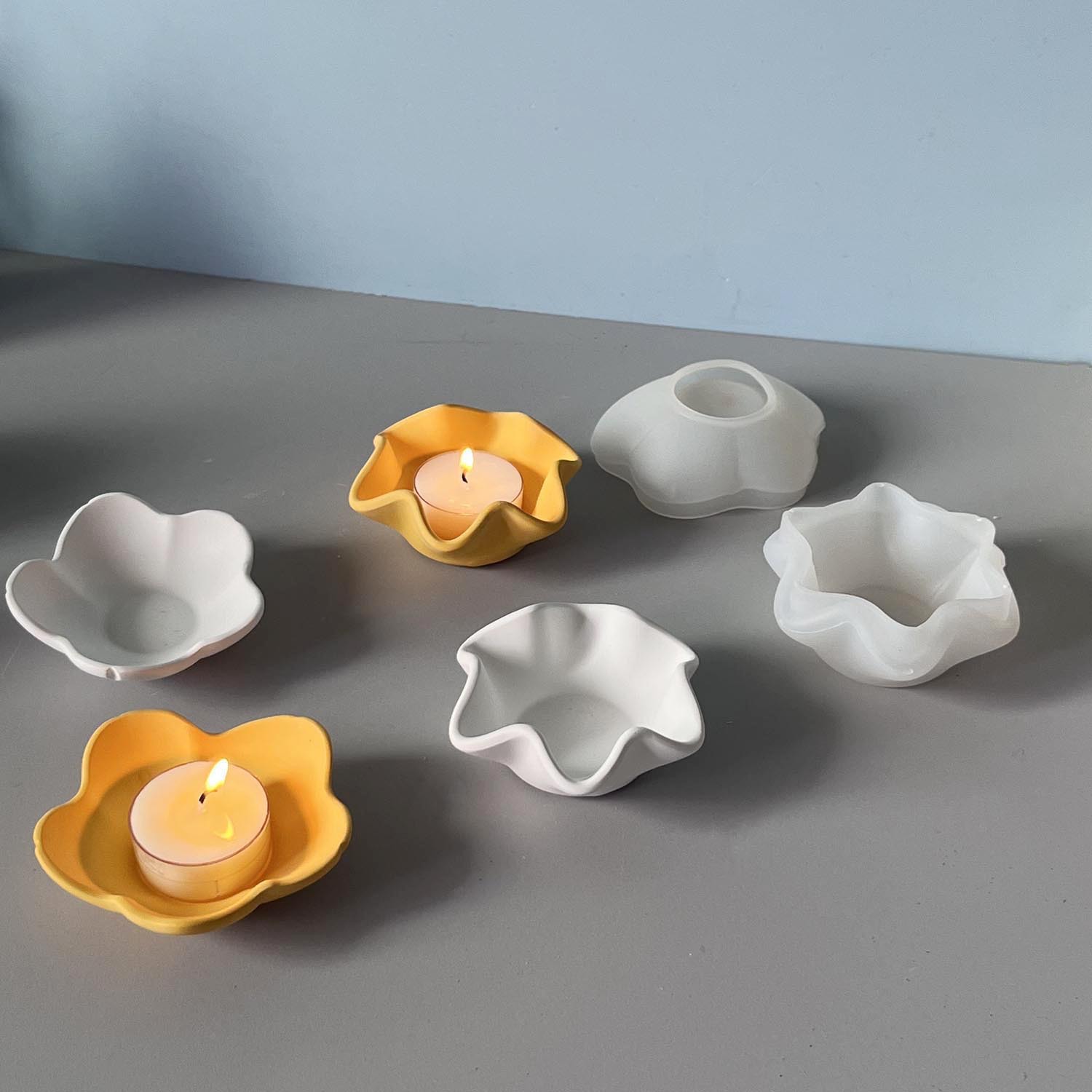 Creatieve gebogen rand kaarsen - Potsticker Mold recensie en prijs